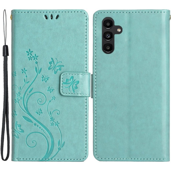 Klapkové puzdro pre Samsung Galaxy A14 4G/5G, Mandala Flower, zelený
