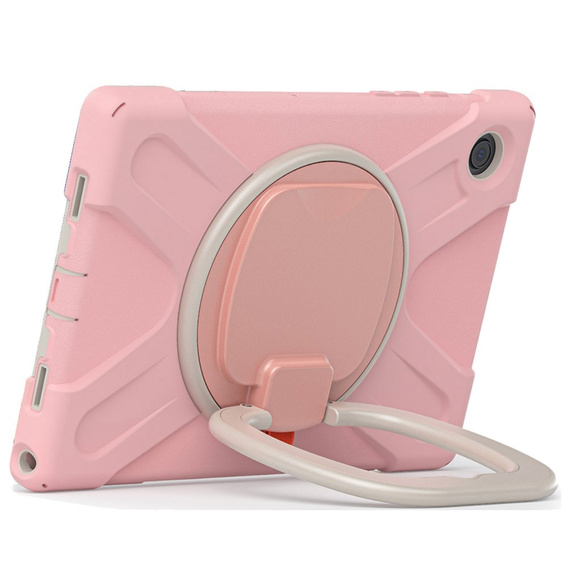 Detské puzdro pre Samsung Galaxy Tab A8 10.5 SM-X200 SM-X205, pancierované s popruhom, modré
