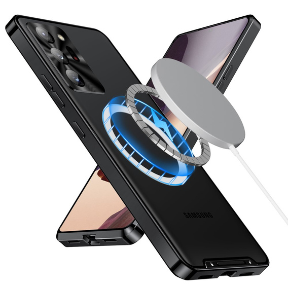 Ochranné puzdro na fotoaparát pre Samsung Galaxy Note 20 Ultra, CamShield MagSafe, transparentné / čierne