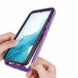 Puzdro pre Samsung Galaxy A34 5G, Shockproof, s fóliou, fialové