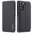 Klapkové puzdro pre Samsung Galaxy S22+ Plus 5G, LC.IMEEKE, čierne