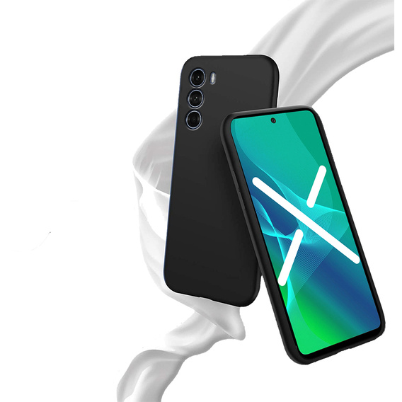 Tenké puzdro pre Motorola Moto G200 5G, Slim, čierne