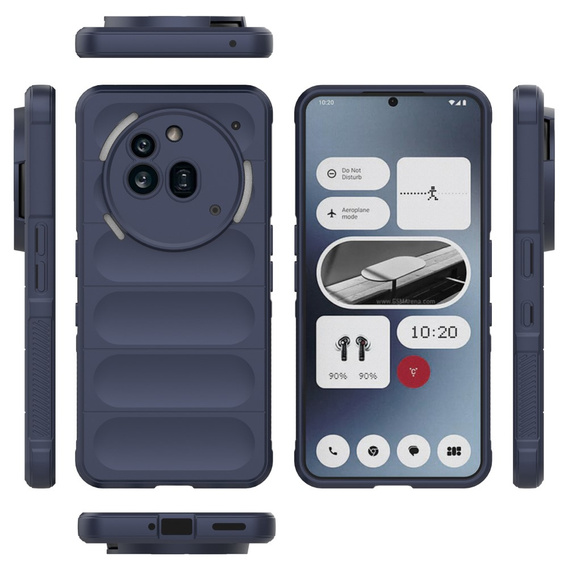 Obal na mobil pre Nothing Phone 3A Pro, Gaming Shockproof, tmavomodré