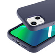 Obal na mobil pre iPhone 14 Plus, Silicone Lite, tmavomodré