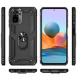 Pancierované obal na mobil pre Xiaomi Redmi Note 10/10S, Nox Case Ring, čierne