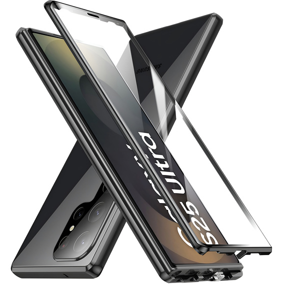 Puzdro pre Samsung Galaxy S25 Ultra, Magnetic Dual Glass, čierne