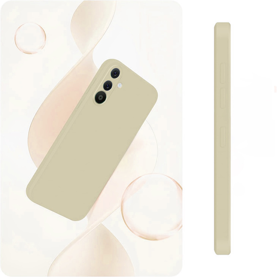 Obal na mobil pre Samsung Galaxy A36 5G, Silicone Lite, béžové
