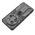 Puzdro pre Xiaomi 14 Ultra, Military kickstand, čierne