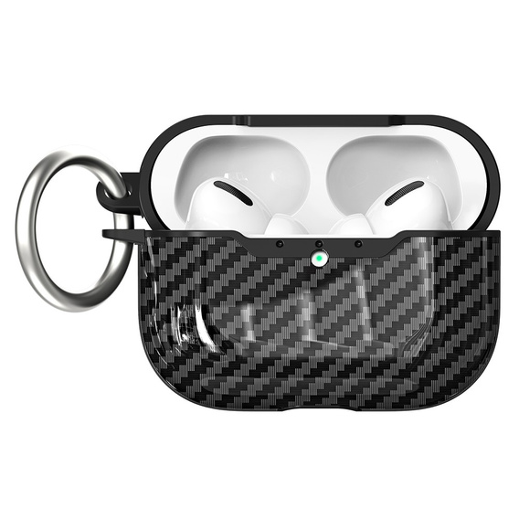 Puzdro TPU s textúrou z uhlíkových vlákien pre AirPods Pro 3