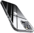 Obal na mobil pre iPhone 14 Pro, Fusion Hybrid, priehľadné