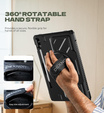 360° puzdro Dexnor s popruhom a držiakom na stylus pre Samsung Galaxy Tab S9 FE+