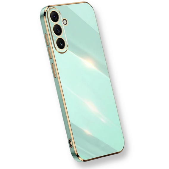 Puzdro pre Samsung Galaxy A25 5G, Glamour CamShield, mätové + 9H sklo