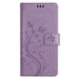 Klapkové puzdro pre Samsung Galaxy A14 4G/5G, Mandala Flower, fialové