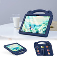 Detské puzdro pre Lenovo Tab TB311FU, Cute Patterns, so stojanom, tmavomodré