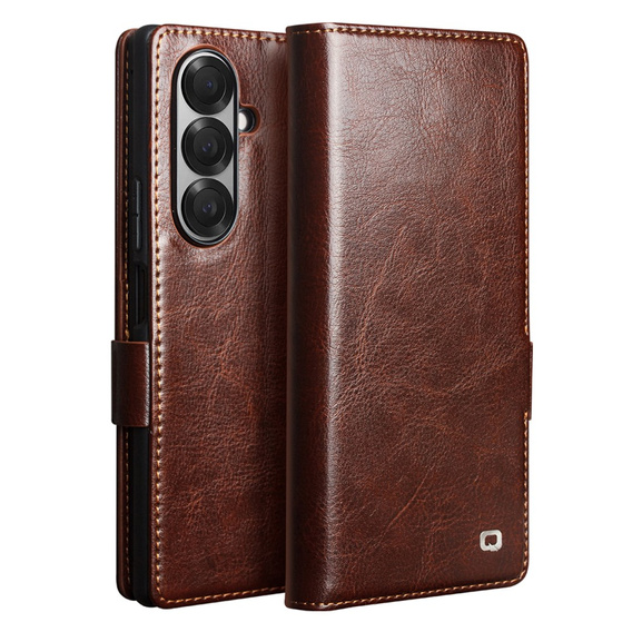 Kožené peňaženkové puzdro s funkciou stojana pre Samsung Galaxy Z Fold7