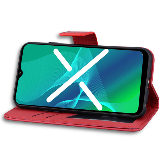 Klapkové puzdro pre Xiaomi Redmi Note 8 Pro, Wallet Cat, červené