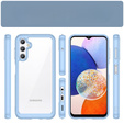 Obal na mobil pre Samsung Galaxy A14 4G/5G, Fusion Hybrid, transparentné / modré