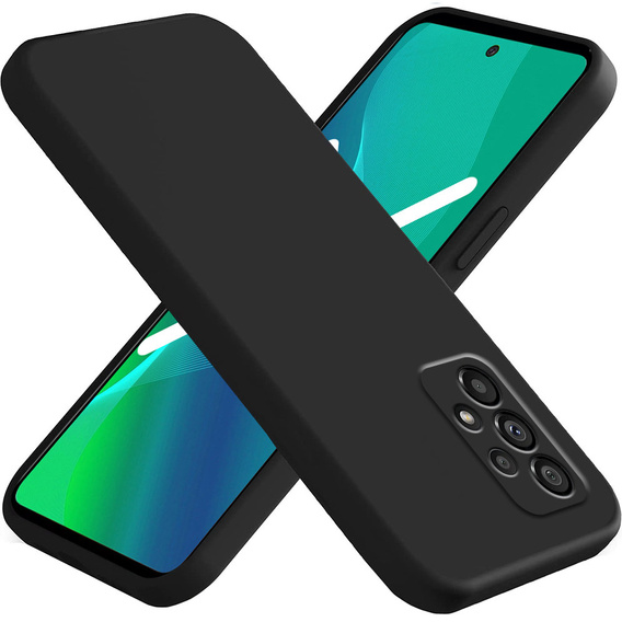 Obal na mobil pre Samsung Galaxy A53 5G, Silicone Lite, čierne
