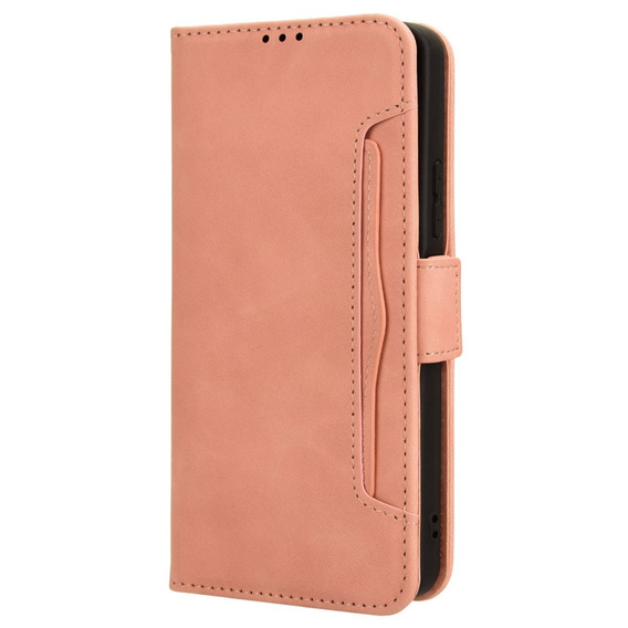 Klapkové puzdro pre Xiaomi Redmi A3, Card Slot, ružové