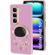 Obal na mobil pre Infinix Hot 50 4G, Astronaut, fialové