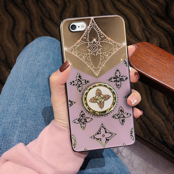 Fashion Obal na mobil pre iPhone 6/6s, fialové