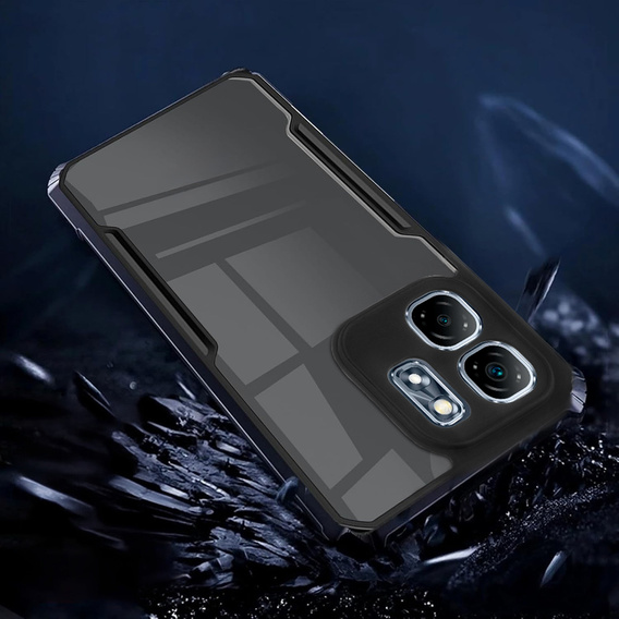 Obal na mobil pre Infinix Hot 50i 4G, AntiDrop Hybrid, čierne