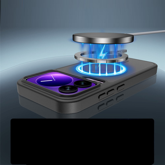 Fusion Hybrid puzdro pre MagSafe pre Xiaomi 17 Pro, čierne