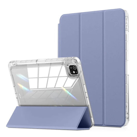 Puzdro pre Apple iPad Pro 13" 7 gen. 2024 (A2925, Smartcase Hybrid, so slotom na stylus, fialové