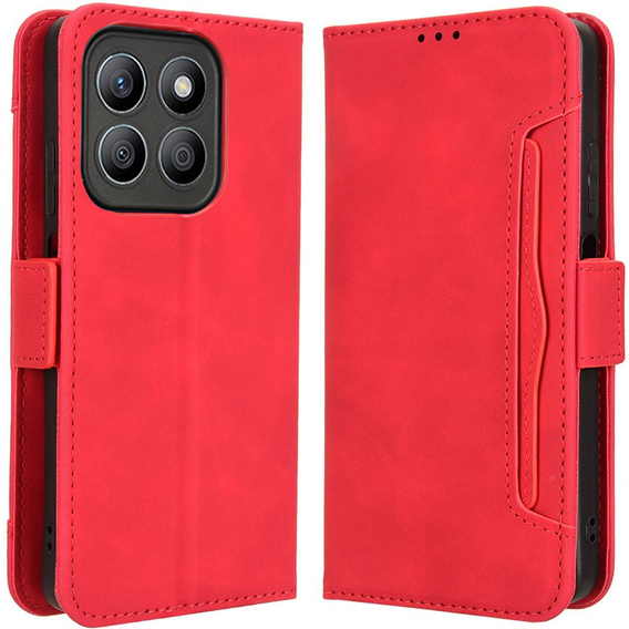 Klapkové puzdro pre Motorola Moto G86 5G, Card Slot, červené