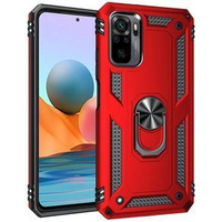 Pancierované obal na mobil pre Xiaomi Redmi Note 10 / 10S, Nox Case Ring, červené