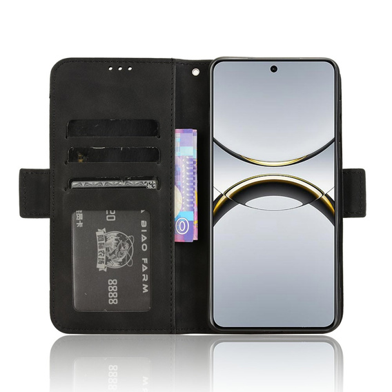 Klapkové puzdro pre Oppo Find X8 Pro, Card Slot, čierne