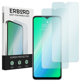 2x tvrdené sklo pre Oppo A17, ERBORD 9H Hard Glass na displeji