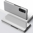 Obal na mobil pre Xiaomi Redmi Note 11 / 11S, Clear View, strieborné