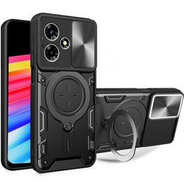 Pancierované puzdro pre Infinix Hot 30 4G, CamShield Slide, čierne