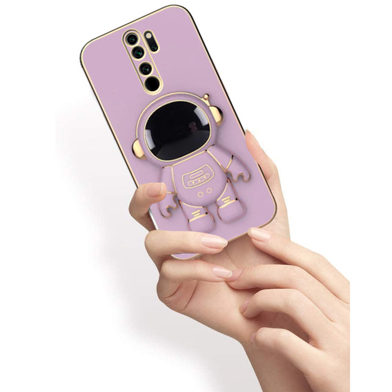 Obal na mobil pre Xiaomi Redmi Note 8 Pro, Astronaut, fialové