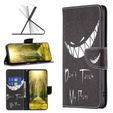 Klapkové puzdro pre Xiaomi Redmi Note 13 5G, Wallet, Don't Touch My Phone čierne