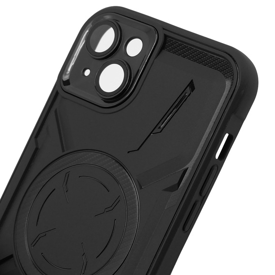 Puzdro pre iPhone 15 Plus, ERBORD Armor Mag, čierne