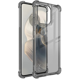 IMAK Obal na mobil pre Motorola Edge 50 Pro, Dropproof, transparentné / čierne