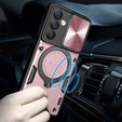 Pancierované puzdro pre Samsung Galaxy A54 5G, CamShield Slide, ružové rose gold