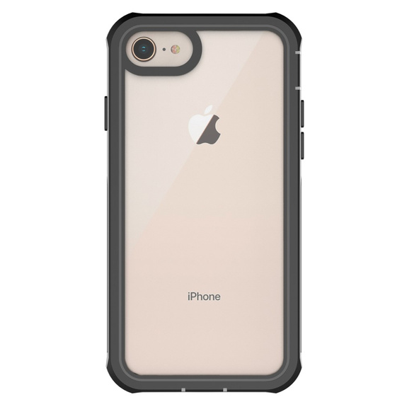 Puzdro pre iPhone 6/6S/7/8/SE 2020/SE 2022, Shockproof, s fóliou, čierne