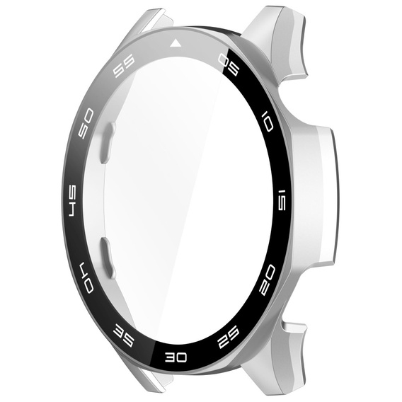 Puzdro 2v1 + tvrdené sklo pre Huawei Watch GT 5 46mm, priehľadné