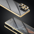 Puzdro pre Samsung Galaxy S23 Ultra, Magnetic Dual Glass, zlaté