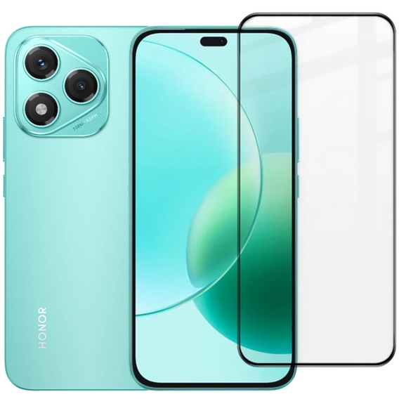 3D tvrdené sklo pre Honor 400 Lite, čierny rám