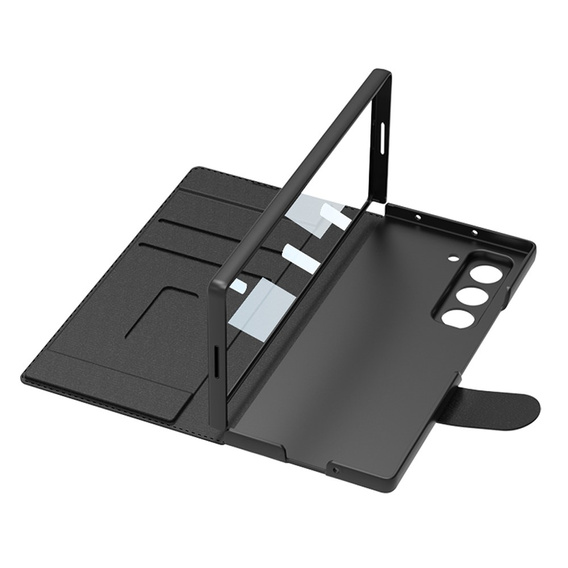 Peňaženkové puzdro s chlopňou čierne pre Samsung Galaxy Z Fold 7 5G