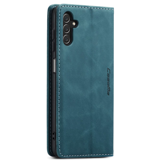 CASEME puzdro pre Samsung Galaxy A04S / A13 5G, Leather Wallet Case, zelený