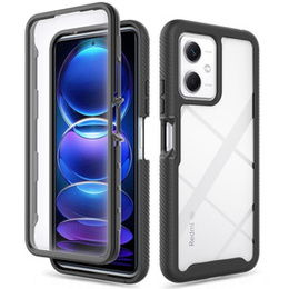 Puzdro pre Xiaomi Redmi Note 12 5G / POCO X5 5G, Shockproof, s fóliou, čierne