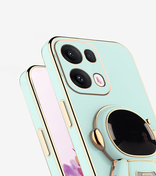 Obal na mobil pre Oppo Reno 13, Astronaut, zelený