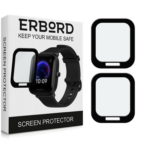 2x hybridné sklo ERBORD pre Amazfit BIP U PRO