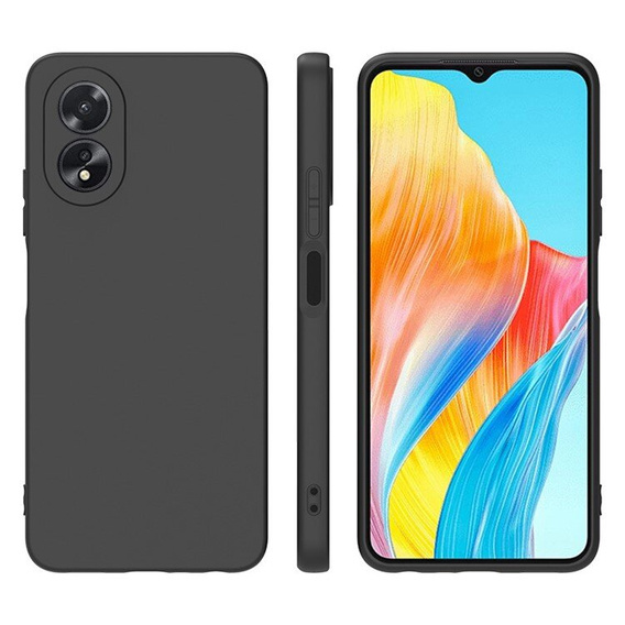 Tenké puzdro pre Oppo A38 4G / Oppo A18 4G, Slim, čierne