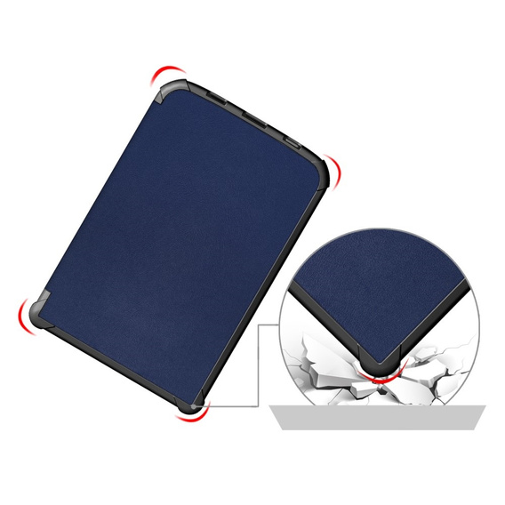 Puzdro pre PocketBook Touch Lux 4 5 606 616 627 628 632 633, Smartcase, modré